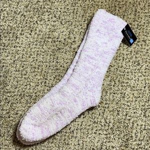 NWT Relativity Purple Marbled Cozy Socks
